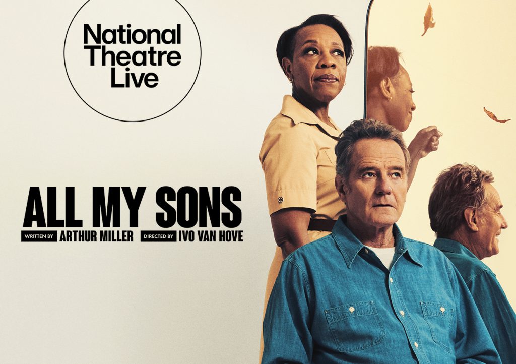 Bryan Cranston and Marianne Jean-Baptiste in the NT Live production of All My Sons at The Freston Boot cinema.
